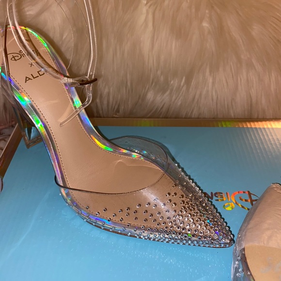 Aldo x Disney Glassslipper Clear Sz 6, 10 - Picture 2 of 11